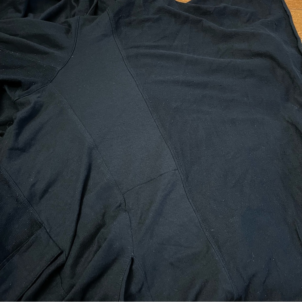 Lunya The Robe Black Long Pima Cotton Blend - Picture 8 of 11